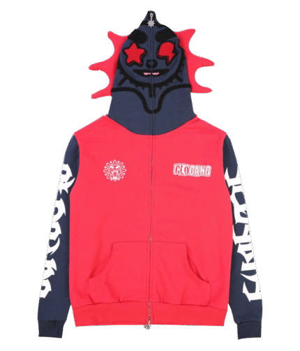 glo gang zip up hoodie