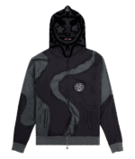 Crve Cut Full Zip Up Hoodie