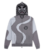 Crve Cut Full Zip Up Hoodie