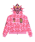 glo gang zip up hoodie